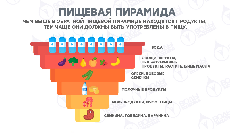 Пирамида питания здорового человека